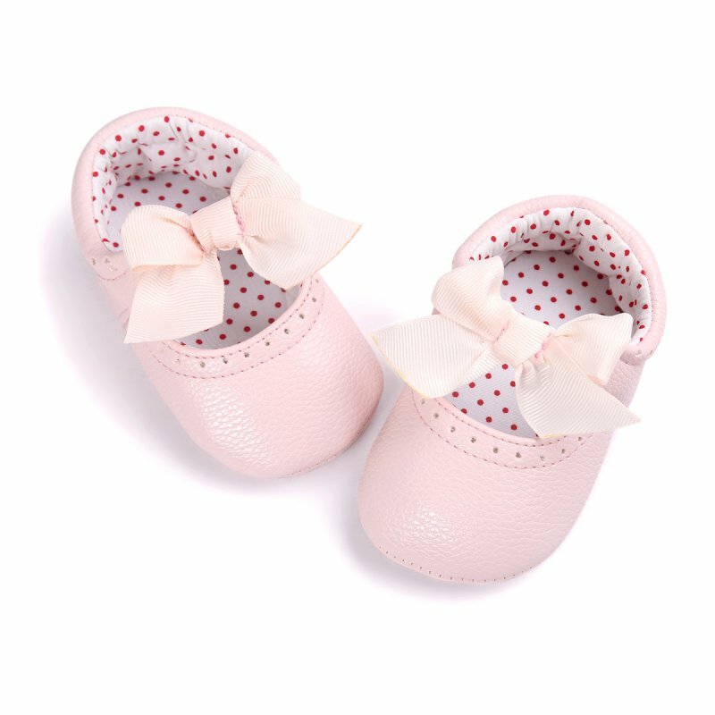 Mocassins pour nouveau-né, chaussures pour bébés, semelle souple, en cuir PU, bottes de premiers pas pour bébés