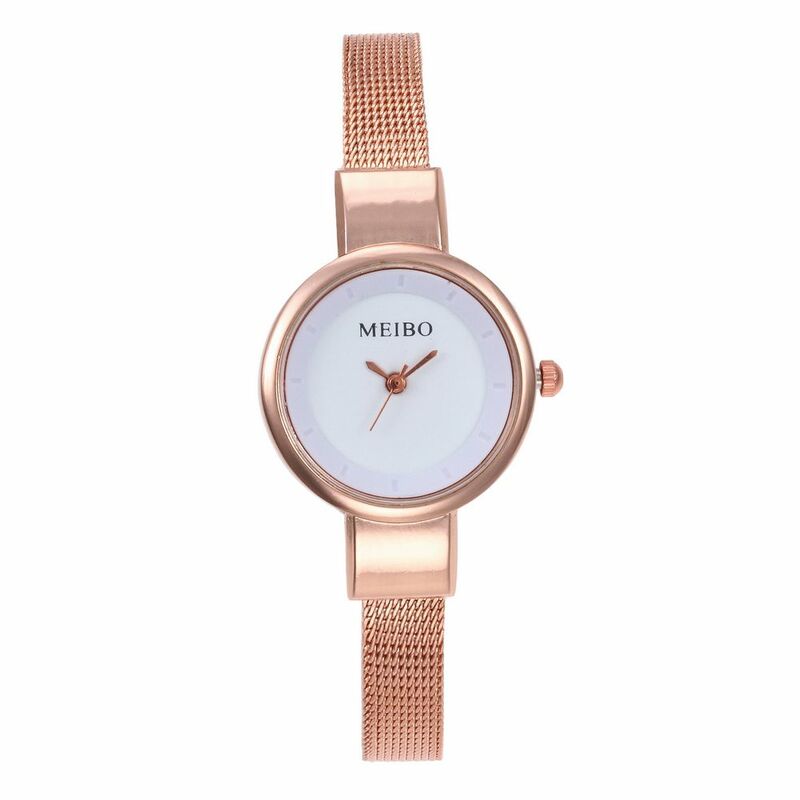 ¡Novedad de 2020! Relojes de malla de acero inoxidable dorados de lujo para mujer, reloj de pulsera informal para mujer, reloj femenino