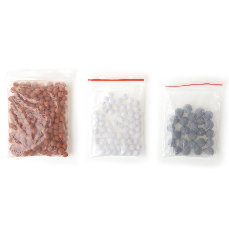 3 sacs de perles filtrantes énergisant pour salle de bain, douche portable à économie d'eau, outil de SPA
