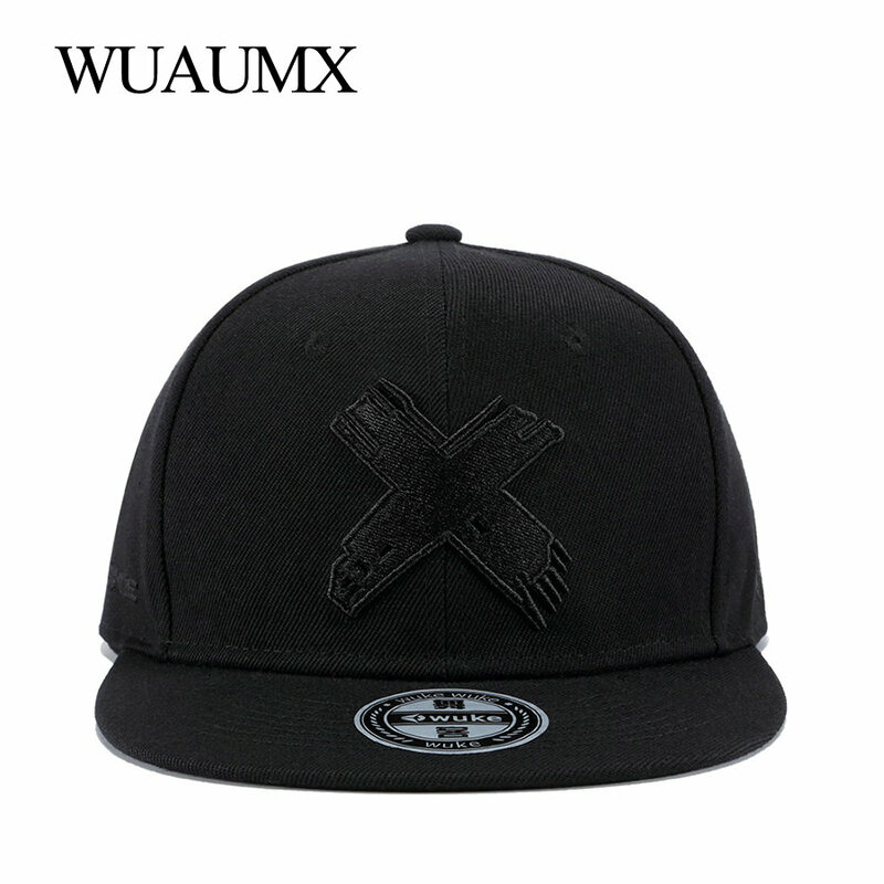 Wuaumx новый фирменный x вышивка snapback Кепки S для Для женщин Для мужчин Классические Бейсбол Кепки установлены хип-хоп танцор Hat оптовая продажа...