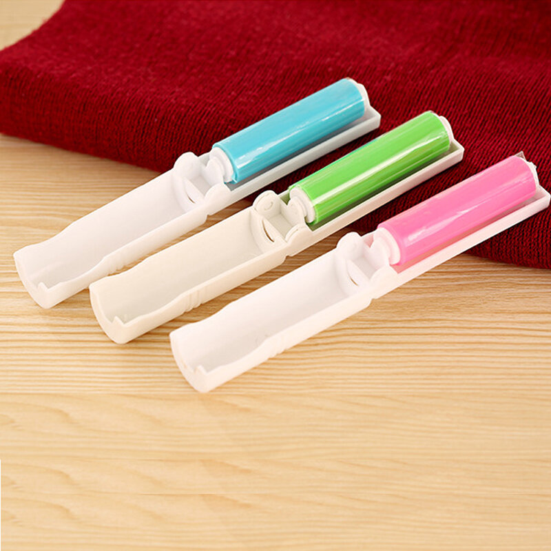 portable and washable dust remover drum Portable folding clothes sticky hair remover hair removal dust dust brush roll