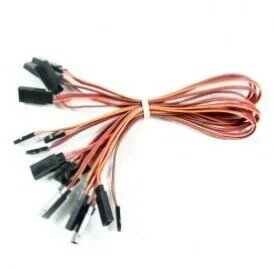 10pcs* 26# Servo Extension Cable 300mm JR Color