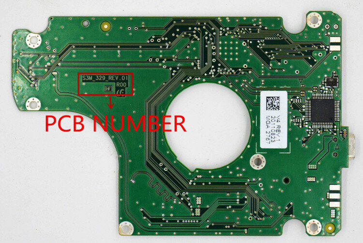 USB 2.0 SA notebook hard disk circuit board number: BF41-00357A S3M_329_REV.01 R00 M321HX/VP4