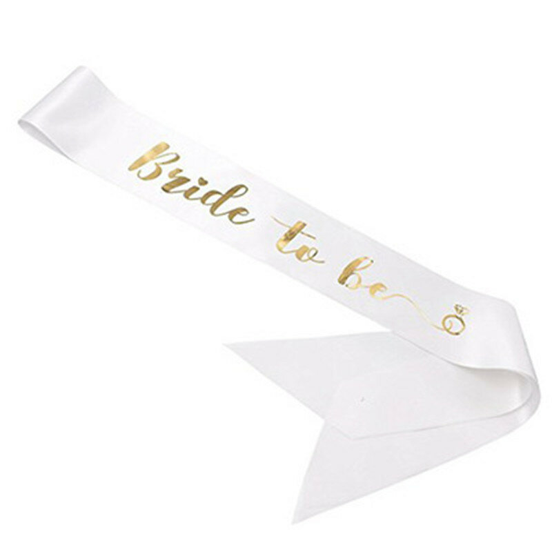 Bride to Be DIY Bridal Thin Sash Bachelor Bridal Shower Decorations For Women Wedding Belt Revelry Party AccessoriesDIY Shoulder