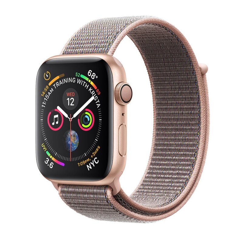 OSRUI correa de reloj Apple watch banda 4 44mm 40mm deporte bucle de correa de reloj de correa 42mm 38mm nylon pulsera Watch 3 2 1