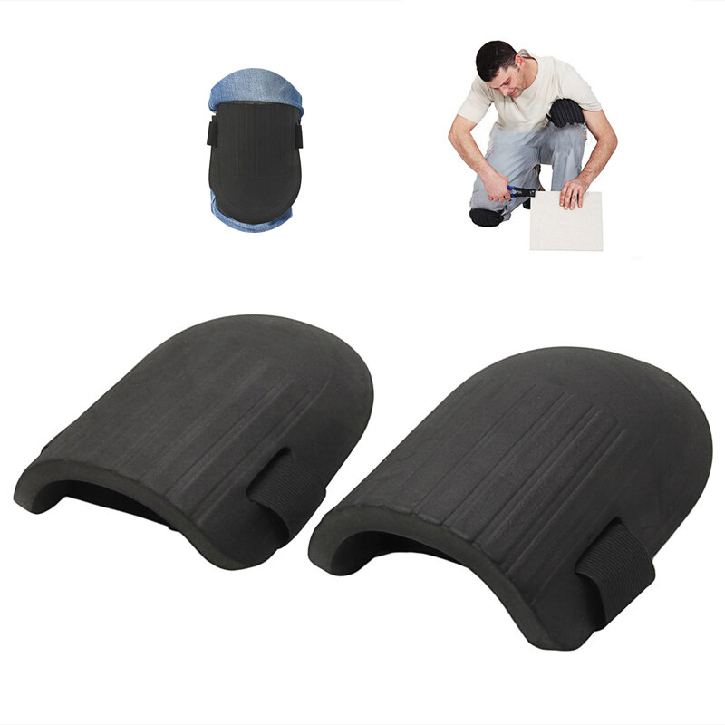 1 Pasang Lutut Pad Kerja Fleksibel Lembut Bantalan Busa Keselamatan Kerja Perlindungan Diri untuk Berkebun Cleaning Pelindung Olahraga Pengunjung