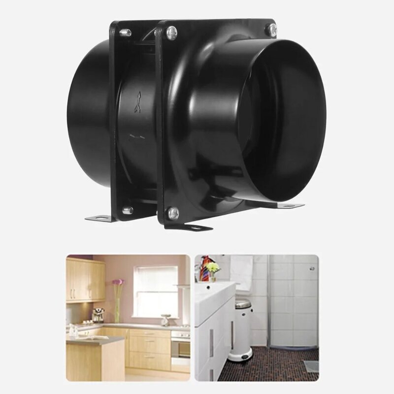 Ventilador de escape Industrial para el hogar, conducto Axial de aleación de aluminio para cocina y baño, 4 y 6 pulgadas