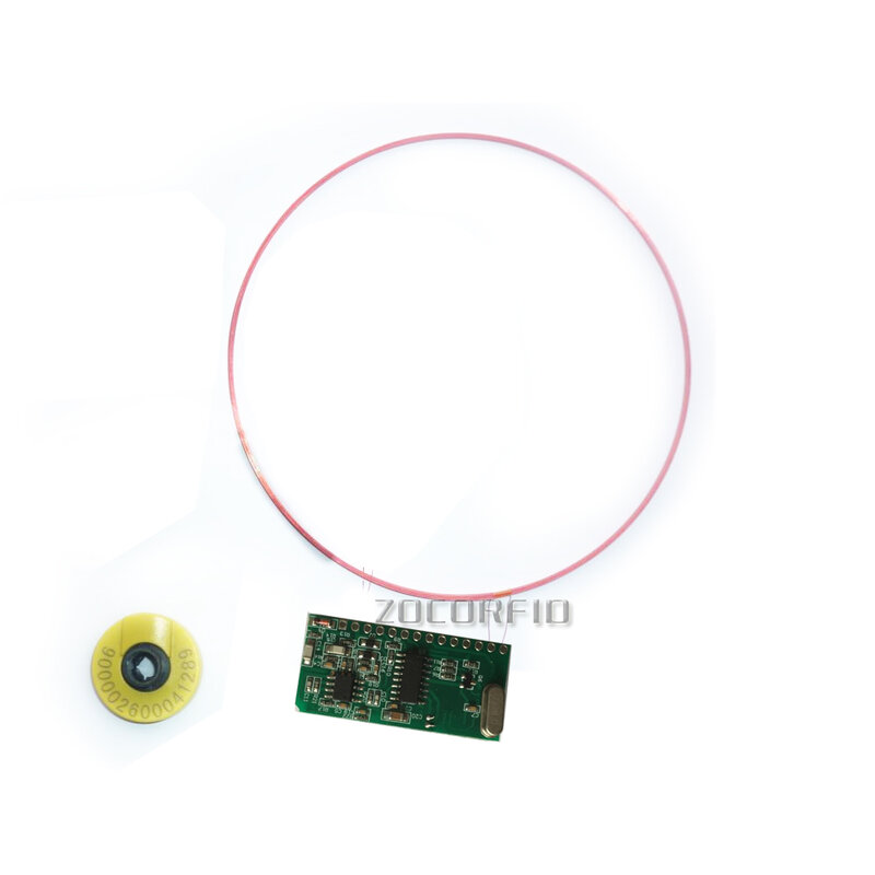 ISO11784/85 FDX/HDX 125-134.2KHZ Lange afstand RFID Dier Tag Reader Module TTL Interface