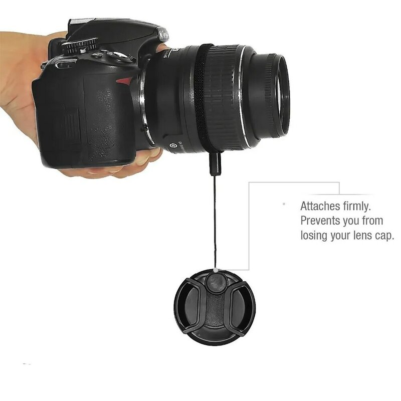 Camera Lens Cap Copertura di Protezione 37 MILLIMETRI 39 MILLIMETRI 43 MILLIMETRI 46 MILLIMETRI 49 MILLIMETRI con Anti-perso Rope prezzo di fabbrica per Canon Nikon Sony Accessori