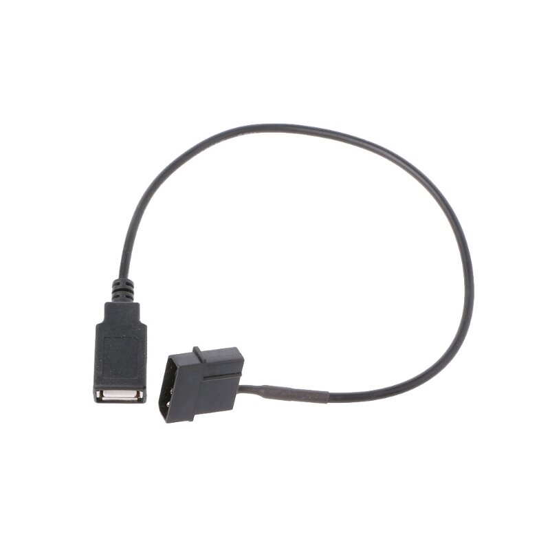 Câble adaptateur d'alimentation interne 5V, 30cm, 2 broches IDE Molex vers USB 2.0 Type A femelle
