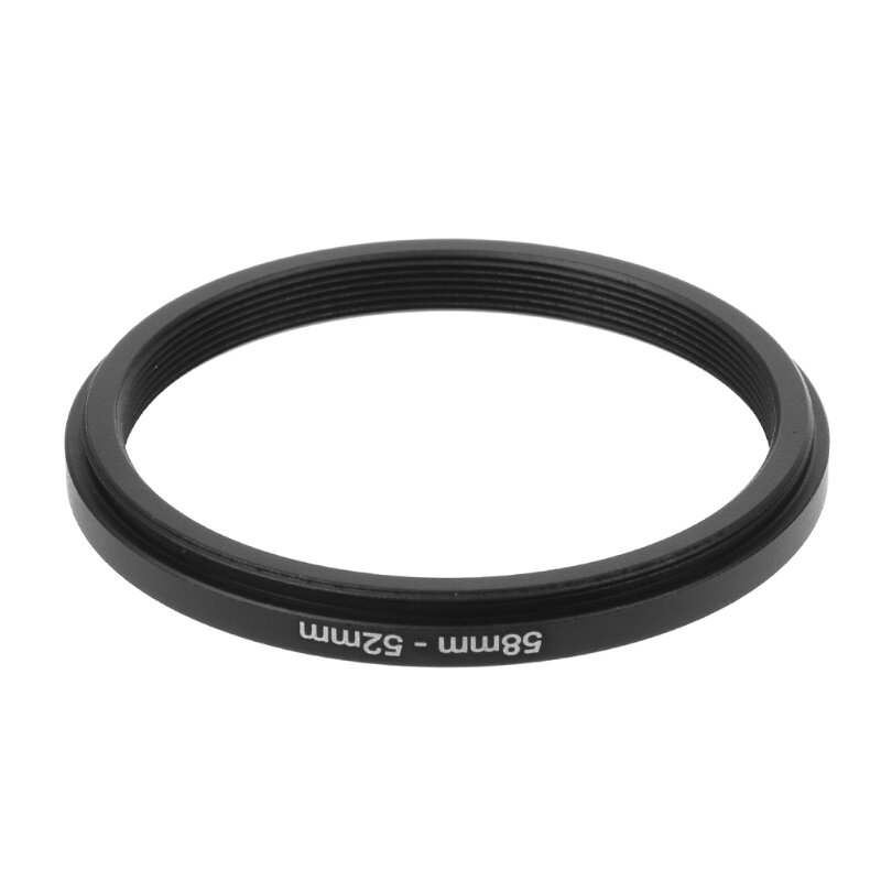 1pc New 58mm To 52mm Metal Step Down Rings Lens Adapter Filter Camera Tool Accessory