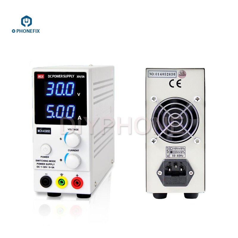 PHONEFIX MCH-K305D MCH-K303D Portable Mini Digit Switch DC Power Supply Regulated SMPS for Phone Repair