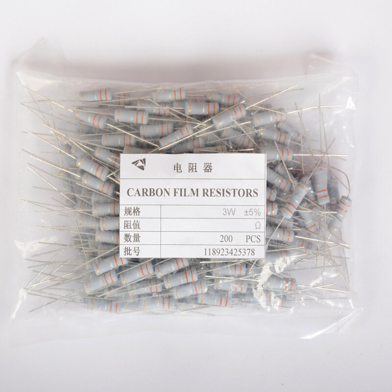 280 Buah 3W 5% 1 ~ 1M Ohm 56 Nilai * 5 Buah Resistor Film Karbon Kit Film Oksida Logam