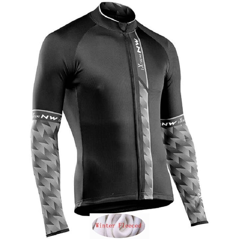 North 2019 Winter Warm Jersey Pro Team Cycling Jackets thermal fleece Bicycle Cycling Warm MTB Bike Clothing Jacket WN