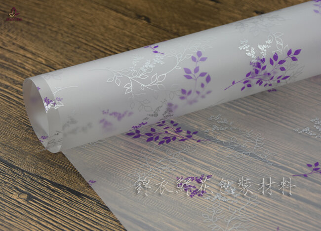 Papel de envoltura de vidrio, 20 piezas de papel antiniebla, ramas de flores