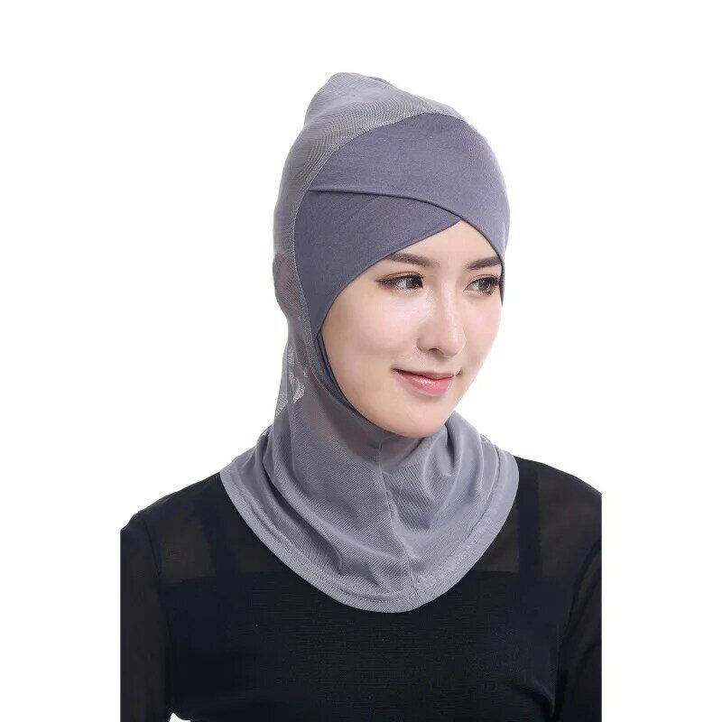 Mujer musulmán Hijab Ninja Underscarf cabeza islámica cubierta gorro bufanda