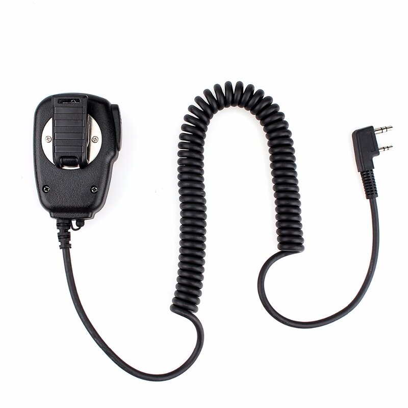 Retevis RS-111 Walkie Talkie Microphone Speaker PTT Mic with 3.5mm Earpiece jack For Kenwood For Baofeng UV 5R UV 82 RT622 RT24