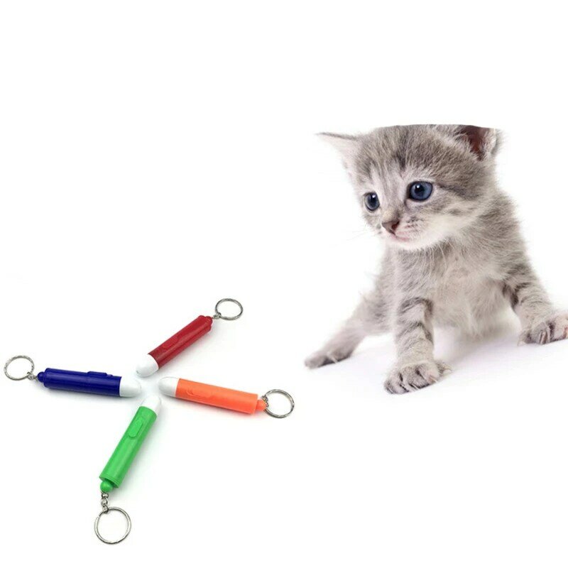 Juguetes de luz láser para mascotas, juguetes de luz LED, juguetes de luz Visible para gatos, suministros para mascotas
