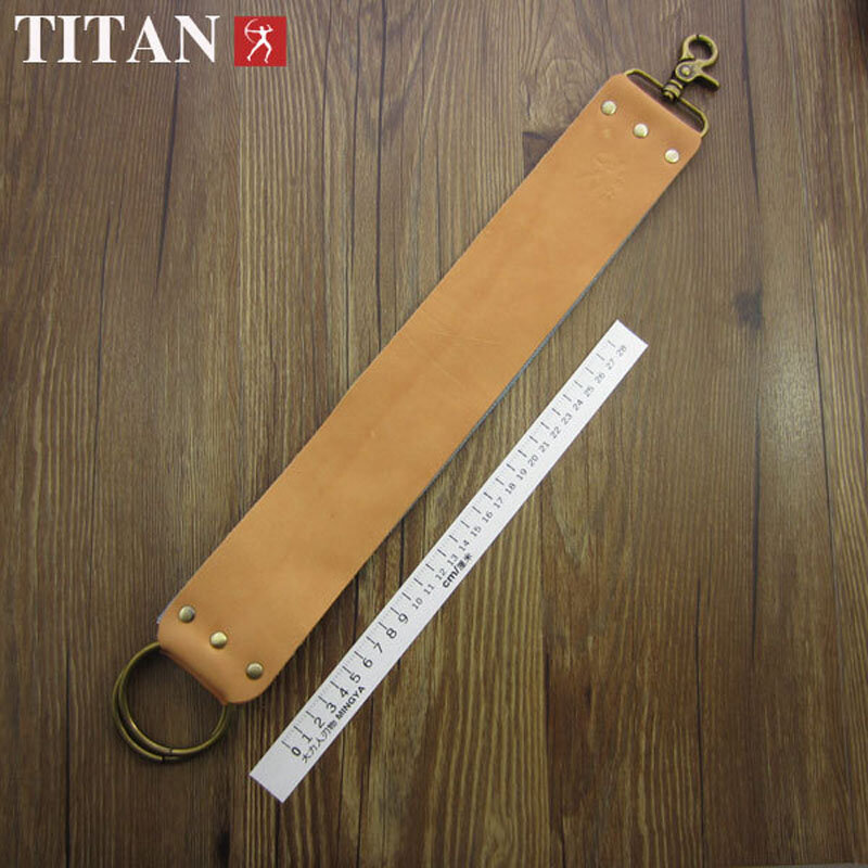 Titan leather strop keep razor sharp belt