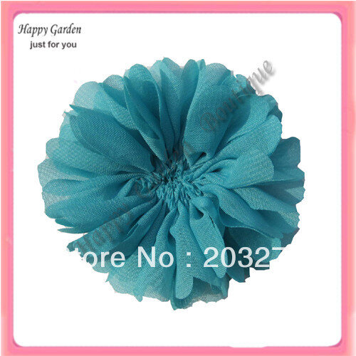 Free shipping!!24pcs/lot  DIY  7colors chffion flower mix order