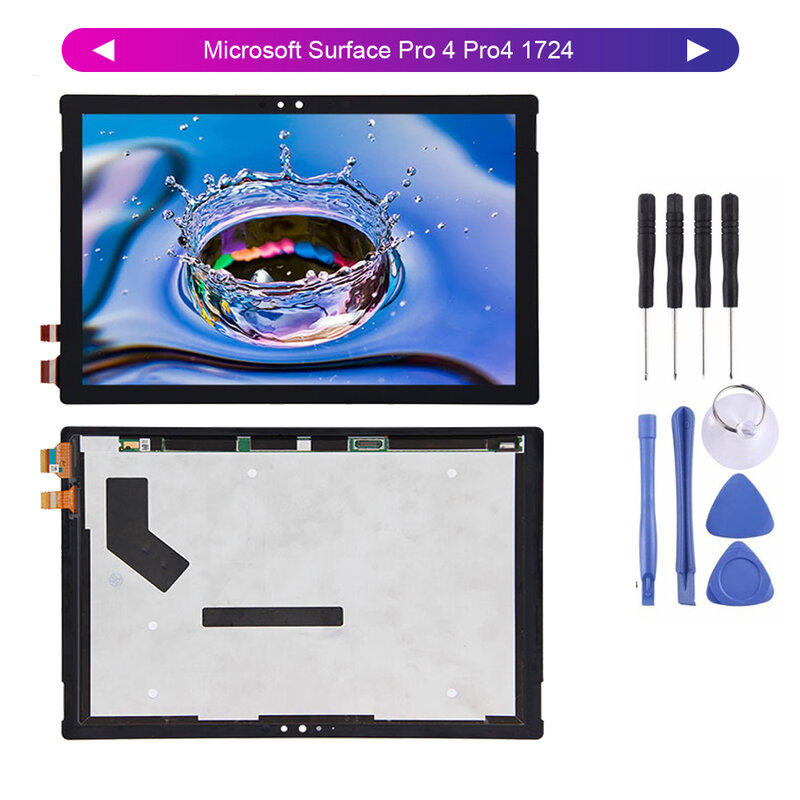Microsoft Surface Pro 4 Pro4 1724 LTN123YL01-001 LCD 디스플레이 스크린 디지타이저 터치 패널 유리 어셈블리 + 도구