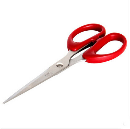 1 sztuk/partia ostry ze stali nierdzewnej papiernicze nożyczki gospodarstwa domowego do szycia nożyczki materiały biurowe (tt-4385)