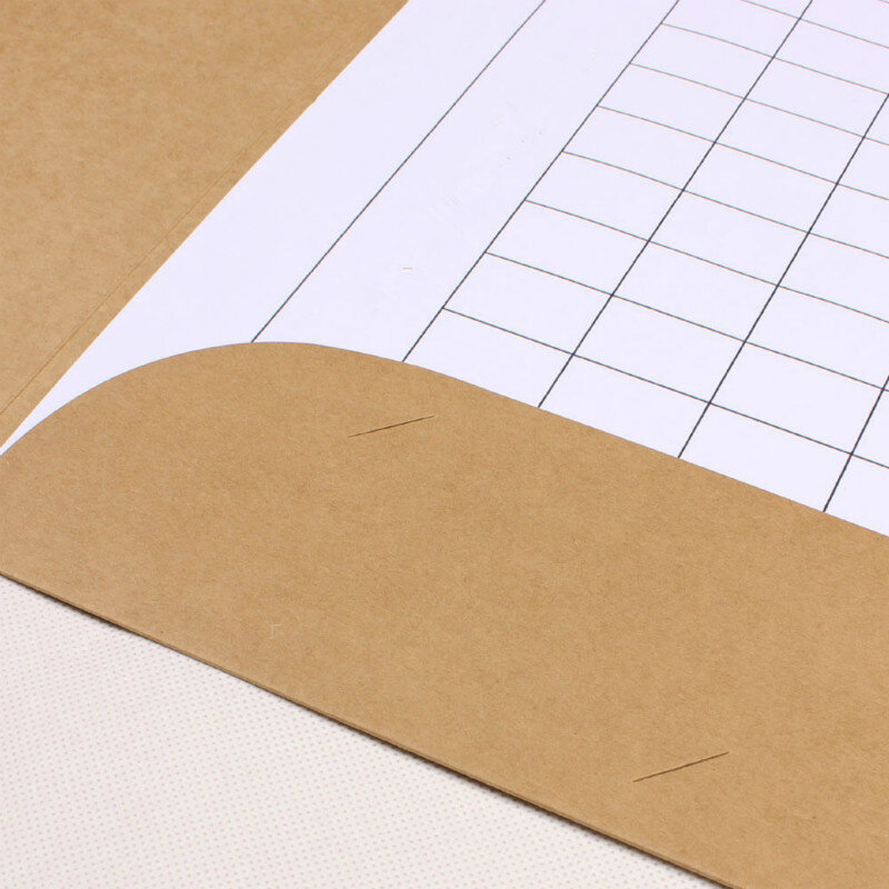 20 sztuk specjalny Folder Kraft pojedynczy zestaw plików A4/a5 papier capa-citor prezentacja umowa Mix do pracy w biurze Logo dostosowane