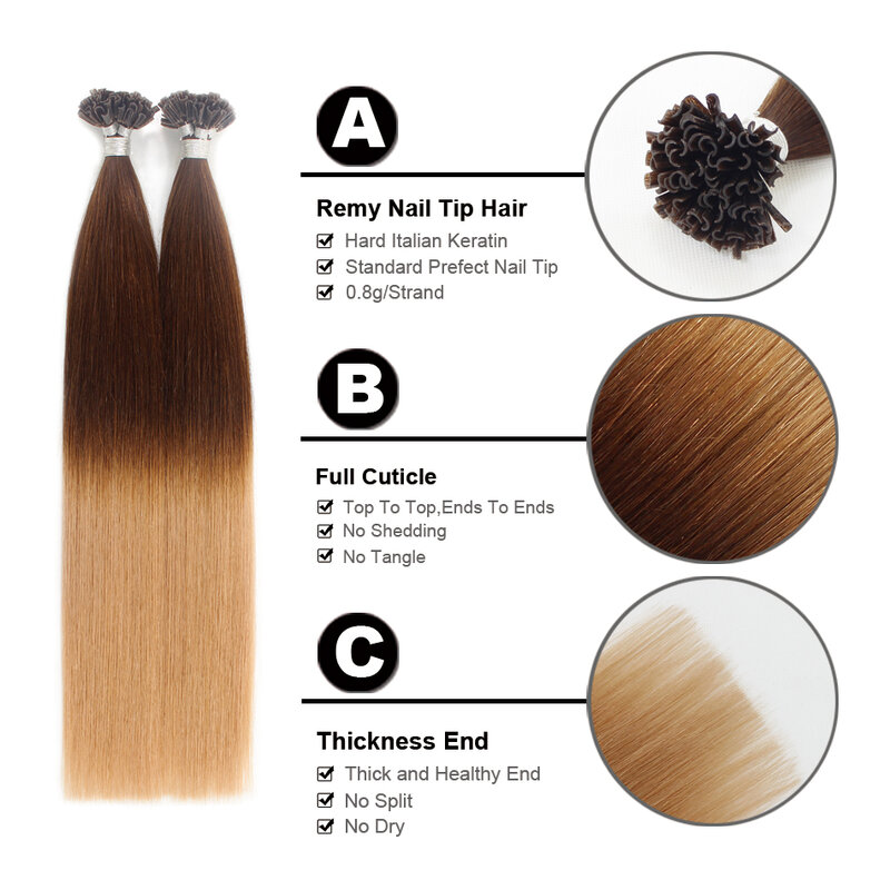 FOREVER HAIR 0.8 g/s 16 "18" 20 "Remy Capsule Human do przedłużania włosów z keratyną Fusion kolorowe włosy 100 s/paczka DHL szybka wysyłka