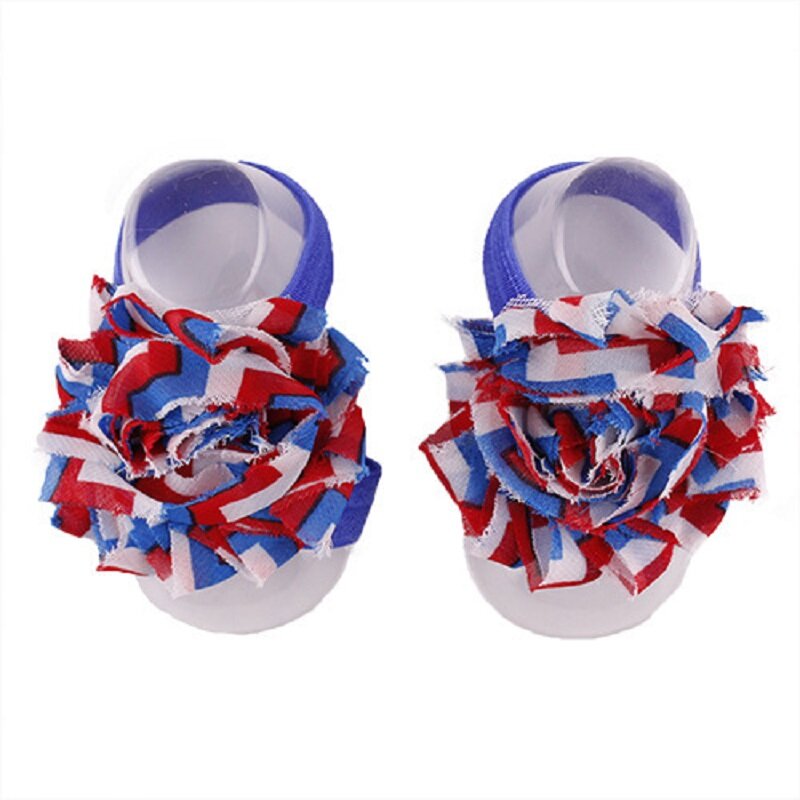 Hooyi – chaussons en mousseline de soie pour bébé fille et nouveau-né, accessoire de pied Floral de 0 à 5 ans, chaussons F1 de qualité supérieure