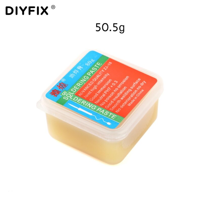DIYFIX-Pâte jaune à souder, pièces de flux PCB IC, outil de gel de soudage pour le travail des métaux, colophane gratuite
