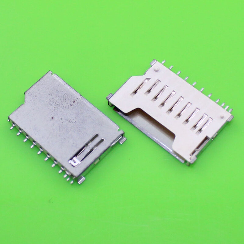 ChengHaoRan-conector de soporte de lector de ranura para tarjeta SD, 1 unidad, mejor precio, NUEVA CUBIERTA DE HIERRO, KA-110