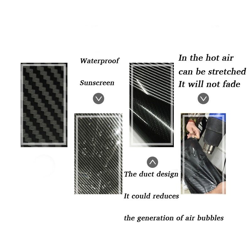 4D Carbon Fiber Car Door Sill Sticker Anti Scratch None Slip Door Sill Guard Lnterior Scuff  For Qashqai 07-13 Car Styling