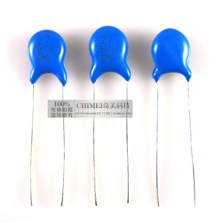 High-voltage ceramic capacitors 3KV 27 27P capacitors for the elimination of high-frequency interference