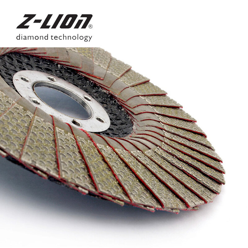 Z-LEAP 5 pollici 1pc 60/100/200/400 grana mole 125mm Flap levigatura disco abrasivo per smerigliatrice angolare diamante levigatura Pad