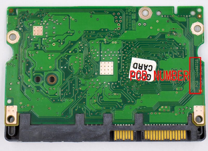 Carte logique de carte PCB Seagate de HDD/carte PCB 100466725 REV A DLAJ-4 / 100468974 , 100468972 / ST3500320AS , ST3500620AS , ST3500820AS