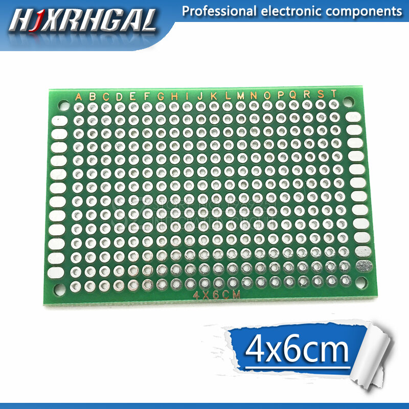 Circuit imprimé universel PCB, 5 pièces, 4x6cm 4x6, Double face, diy bricolage, hjxrhgal
