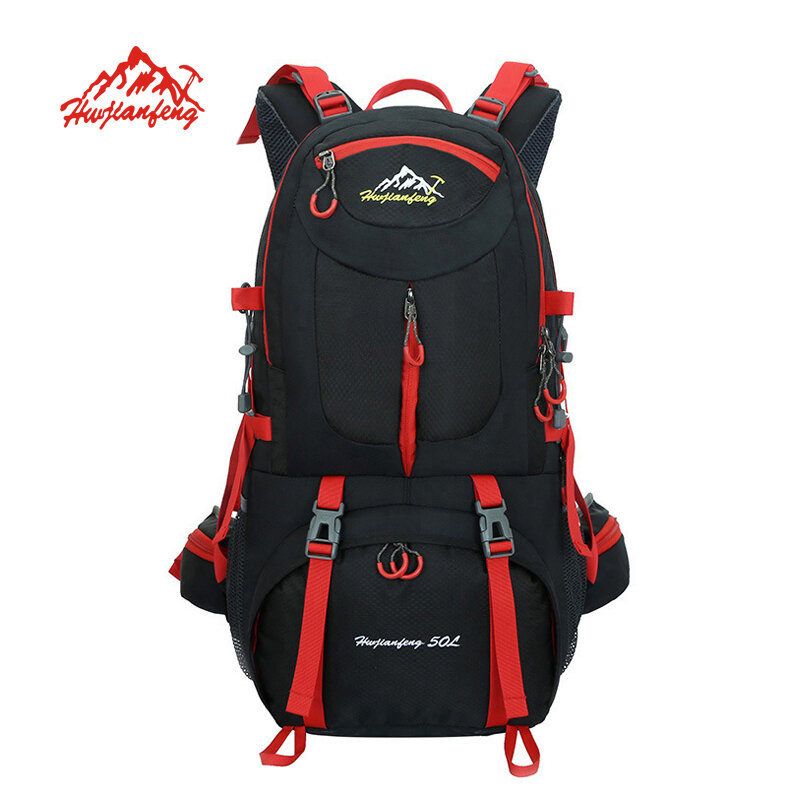 Мужской походный рюкзак, водонепроницаемый, 50 л, спортивная сумка для альпинизма