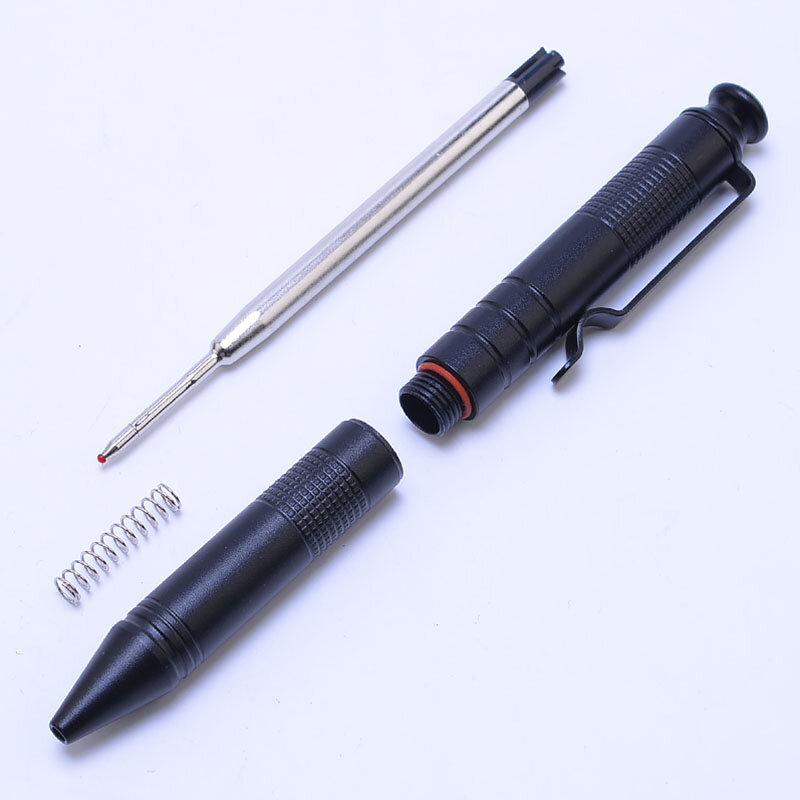 Mini stylo à bille de poche multifonctionnel, Signature Duldefensa, stylo personnel, sports de plein air, camping, fournitures d'autodéfense
