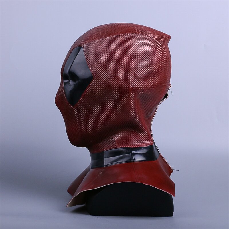 Deadpool-Máscaras de Deadpool con luz Led, accesorios para Cosplay, superhéroe, película de látex, juguetes coleccionables, mascarilla facial completa