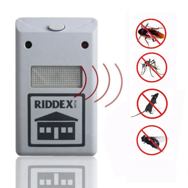 Controllo dei parassiti UE US Plug Elettronico Ad Ultrasuoni Ratto Del Mouse Repellente Anti Zanzara Repeller Del Roditore Del Parassita Bug Rifiutare Mole Repeller