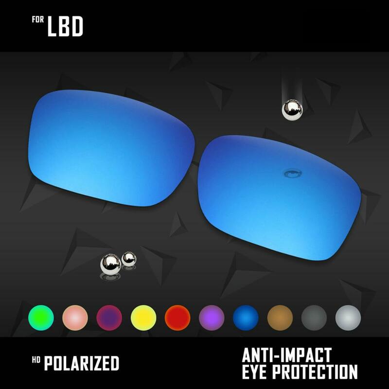 OOWLIT-lentes polarizadas para gafas de sol, lentes de repuesto para lentes de sol, de color negro, varios colores