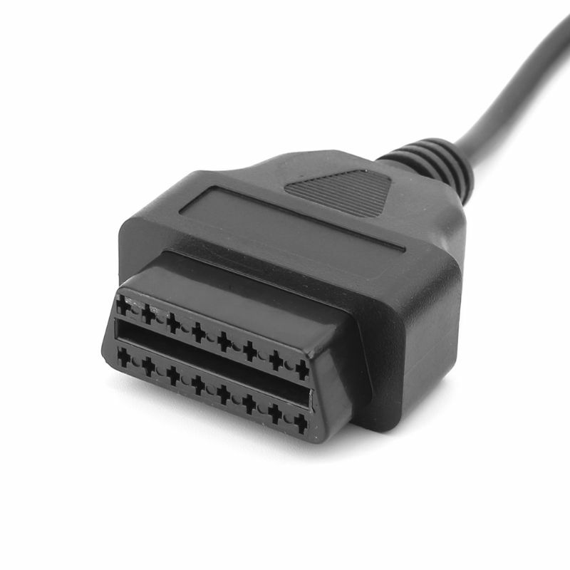2019 Baru Mobil 16Pin OBD2 Ke Port USB Charger Adaptor Kabel Konektor Alat Diagnostik Mobil Kabel Adaptor Socket