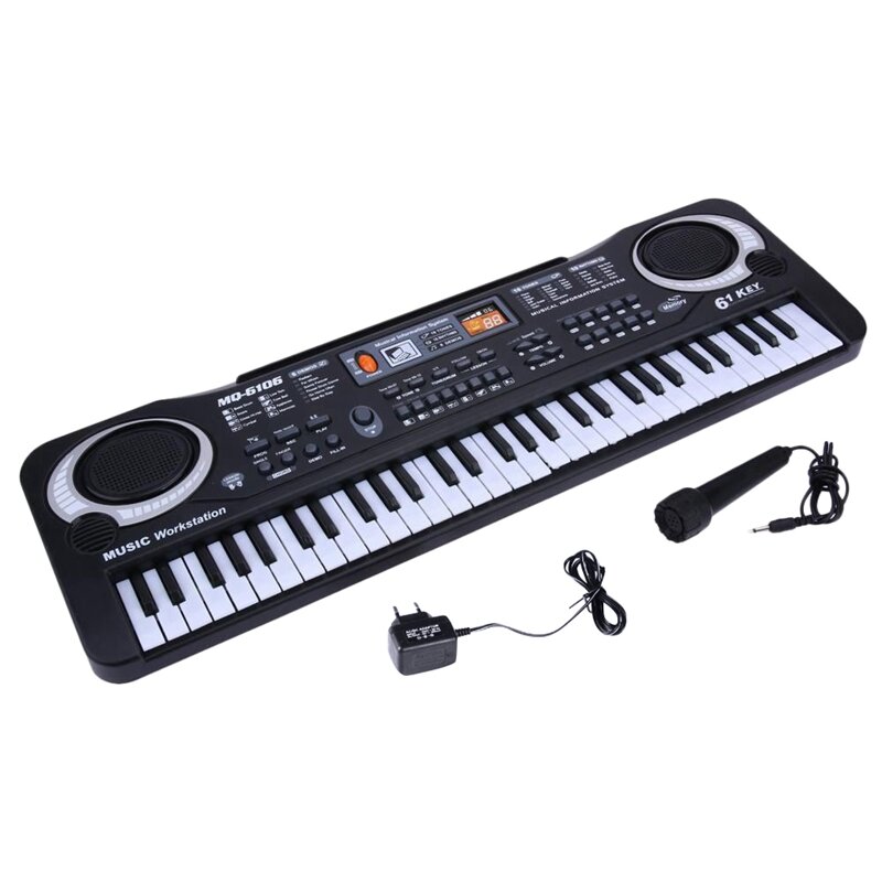 61 tasten Digitale Musik Elektronische Tastatur Schlüssel Bord Elektrische Klavier Kinder Geschenk Eu-stecker