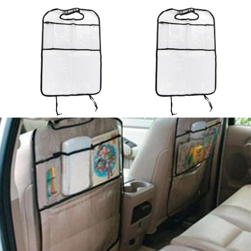 2 pçs capa de assento de carro para trás crianças assento anti-pontapé mancha-resistente proteção esteira premium qualidade protetor de carro suportadas tampas