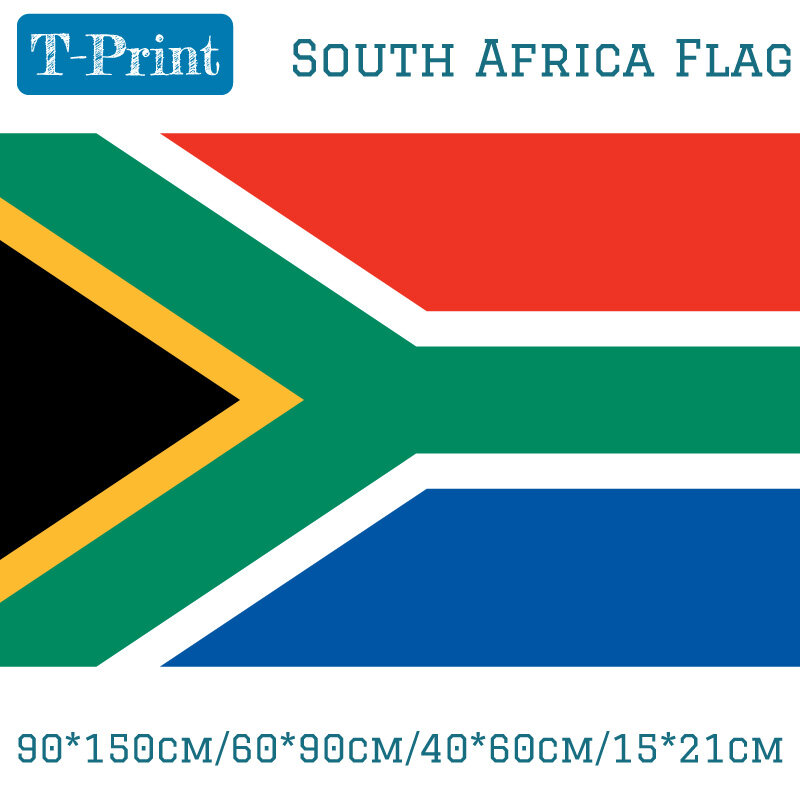 90*150cmSouth Africa Flag Banner Hanging National Flag National Day Sports meeting flag Banner and flag decoration/national flag