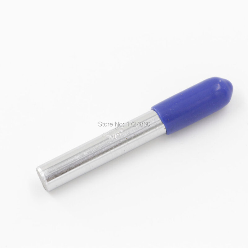 5 pcs 6mm de Diâmetro 50mm de Comprimento 1/4 Azul Rebolo Diamante Vestir Pen Dresser Tool