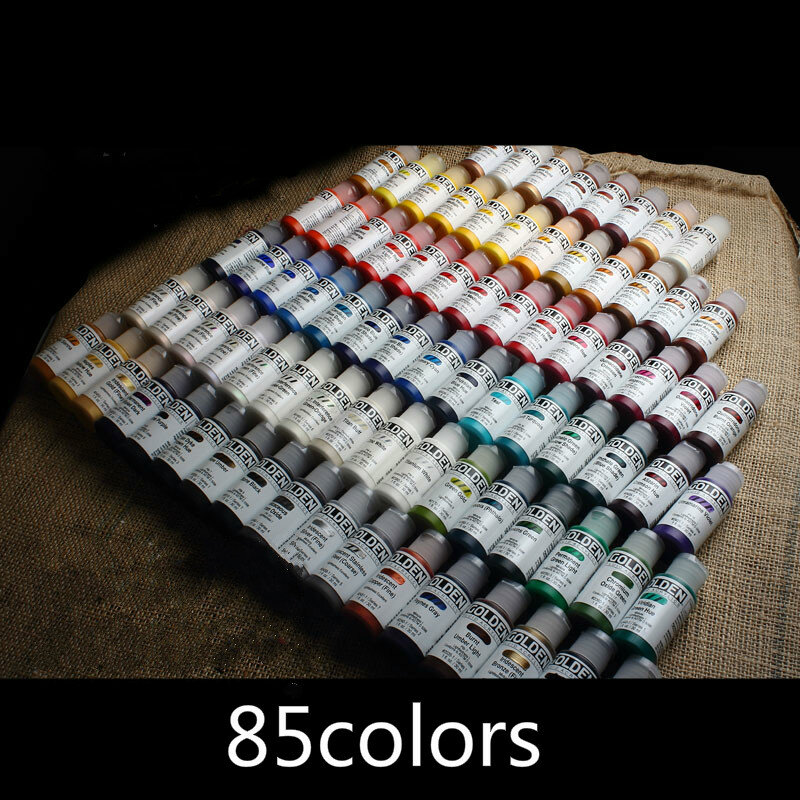 1 unidad de pintura acrílica fluida, interferencia de color metálico, color AJ, cambia de color, 30ml/botella