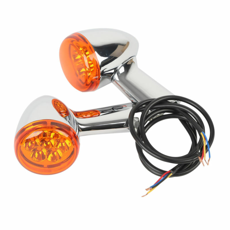 Luz de señal de giro LED trasera para motocicleta, soporte de lámpara para Harley XL 883 1200 Sportster 92-Up