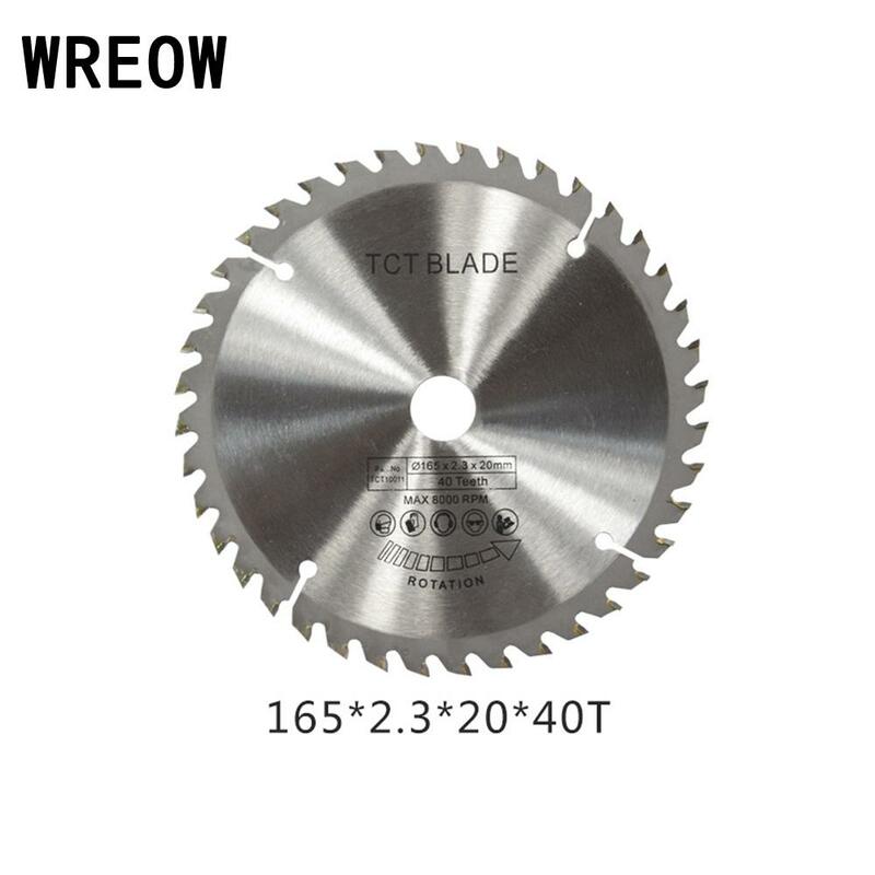 1pc Wood Metal Cutter Tool for 165mm 40T 20mm Bore Circular Saw Blade Disc