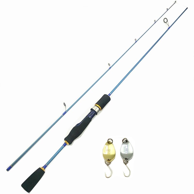 Sparrow 1.8M UL Spinning Rod ตกปลา Super Light Lure 1.5-5G ปลาสำหรับปลาขนาดเล็ก blue Soft ตกปลาน้ำหนัก72G